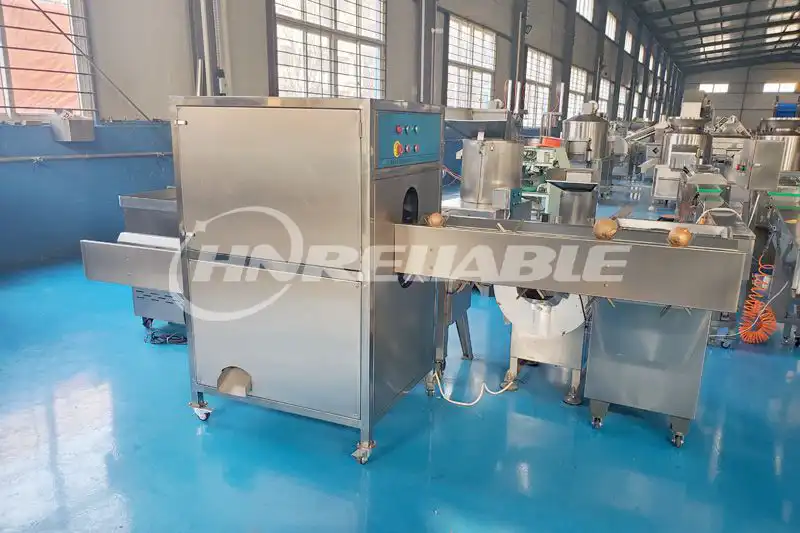 Onion Root Head Cutting Machine